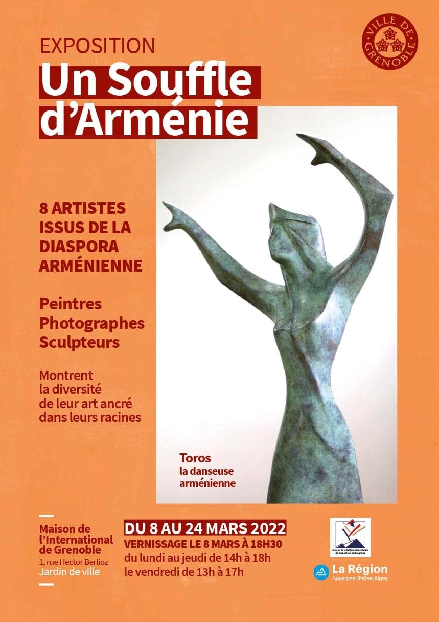 Exposition « Un souffle d’Arménie » à Grenoble du 8 au 24 mars