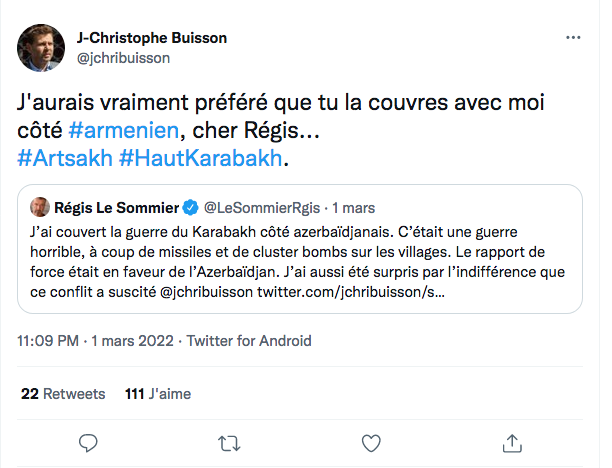 JC Buisson : coté arménien