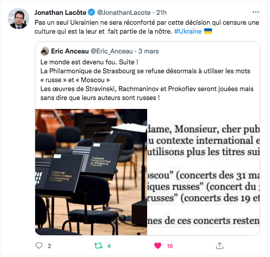 J.Lacôte : pas de censure de la culture !