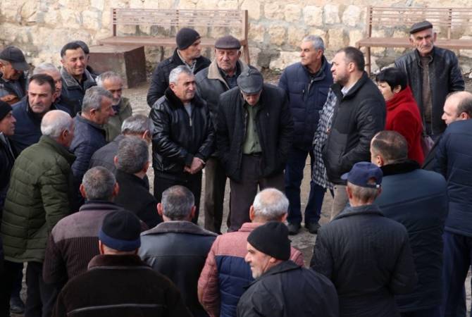 Le ministre arménien de l’Economie, Vahan Kerobyan a visité la région de Vayots Dzor