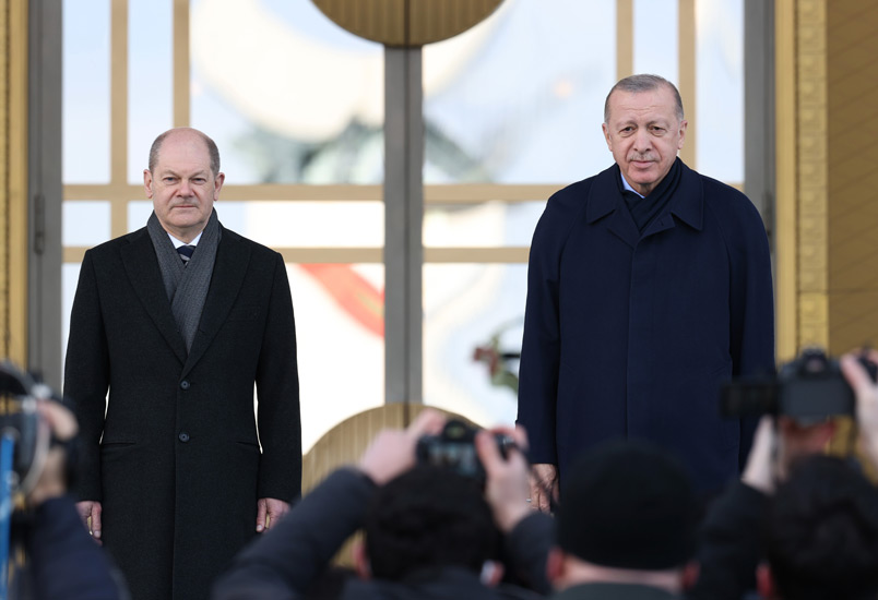 Première rencontre Scholz-Erdogan à Ankara