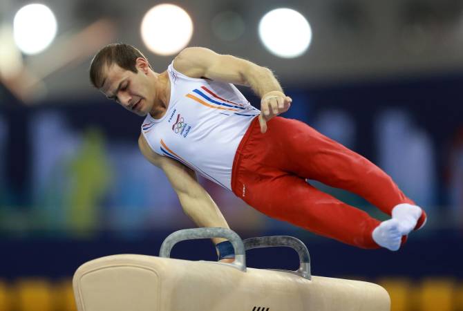 Les 4 membres de l&rsquo;équipe d’Arménie de gymnastique sont en finale de la Coupe du monde au Caire (Egypte)