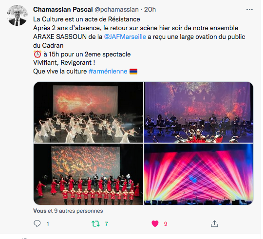 Pascal Chamassian : Araxe-Sassoun au Cadran