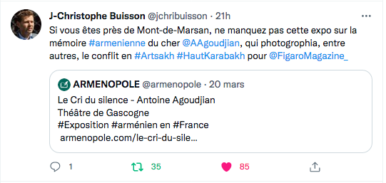 JC Buisson : l&rsquo;expo d&rsquo;Agoudjian à Mont-de-Marsan