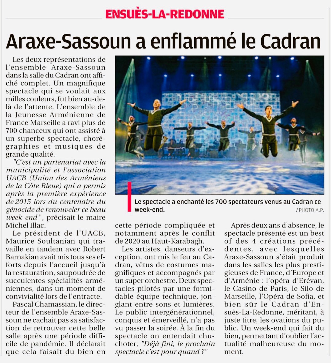 Araxe-Sassou a enflammé le Cadran