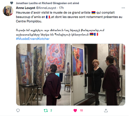 Anne Louyot : le musée de Kotchar à Erevan