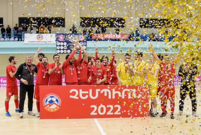 Erévan F.A. remporte le championnat d’Arménie de futsal