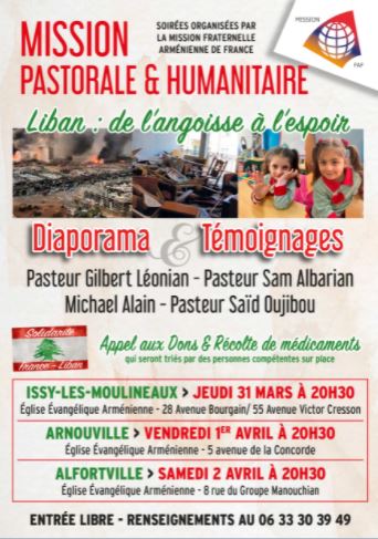 Trois soirées pour le Liban