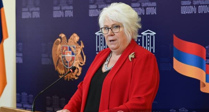 La députée européenne Marina Kaljurand appelle l&rsquo;Azerbaïdjan à retirer sans délai ses troupes de l’Artsakh