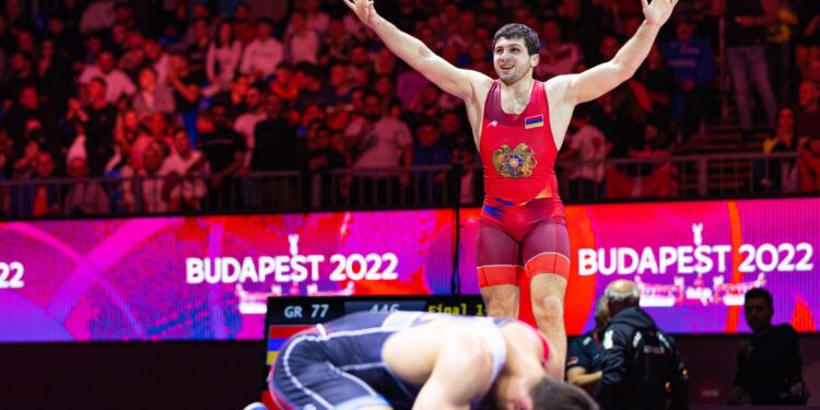 L’Arménie a brillé lors des Championnats d’Europe de lutte gréco-romaine à Budapest