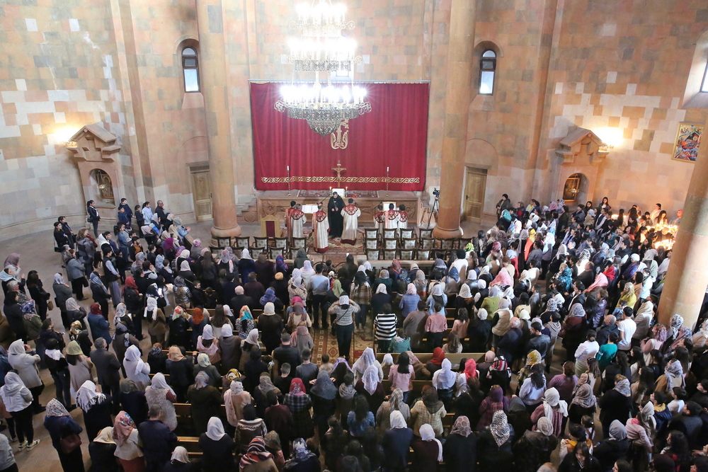 Une prière commune pour la paix et la prospérité des Arméniens de l’Artsakh a été dite dans toutes les églises du diocèse d&rsquo;Artsakh