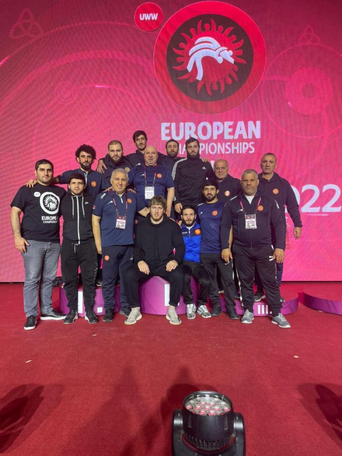 L&rsquo;équipe d’Arménie s’est classée 5e du championnat d&rsquo;Europe de lutte gréco-romaine à Budapest, satisfaction de l’entraîneur national de lutte gréco-romaine Samvel Gevorgyan