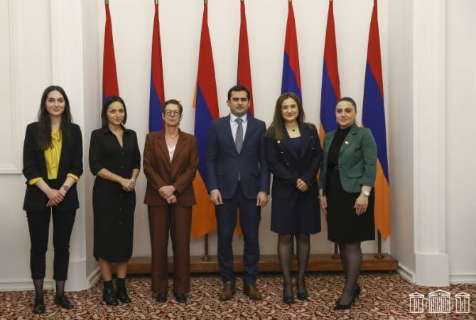 Le Vice-président de l&rsquo;Assemblée nationale d&rsquo;Arménie, Hakob Arshakyan, a rencontré l&rsquo;Ambassadrice de France en Arménie