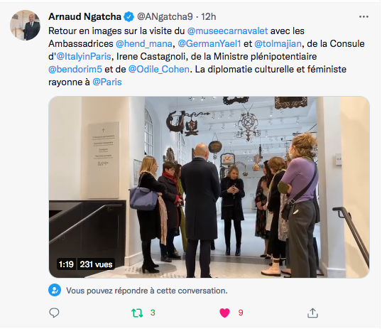 Arnaud Ngatcha : la diplomatie cuturelle féministe à Paris