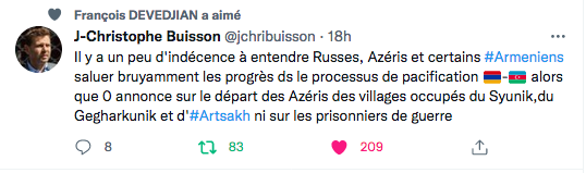 JC Buisson : indécence à saluer les progrès de la négociation