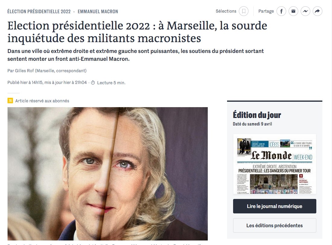 « Le Monde » sur les pas de Pascal Chamassian de LREM