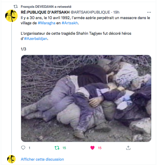 Re:publique du Haut Karabakh :  Il y a 30 ans le massacre de Maragha