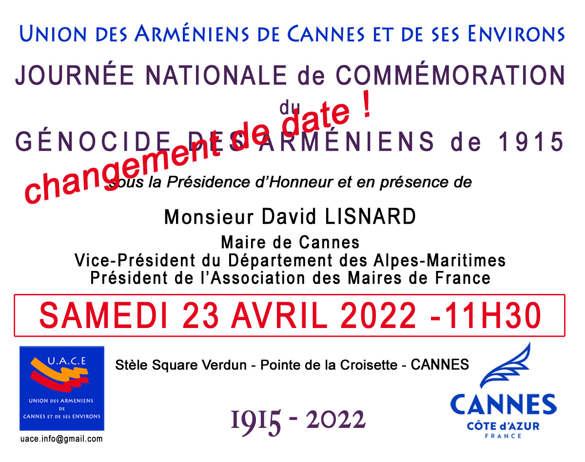 Commémoration du 24 avril