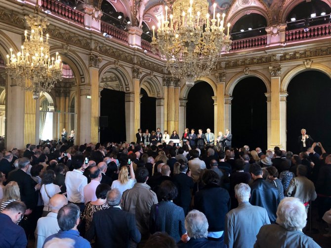 Réception organisée par la Mairie de Paris le 22 avril
