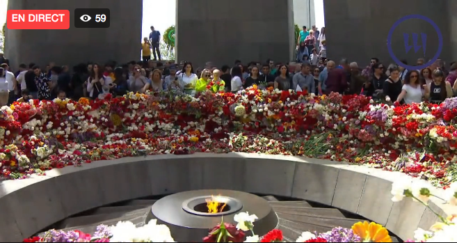 Le 24 Avril à Erevan