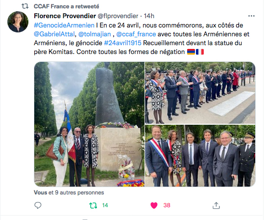 Florence Provendier : commémoration avec Gabriel Attal