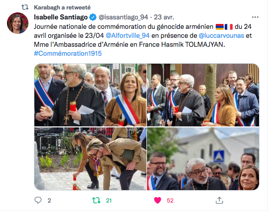Isabelle Santiago : Commémoration à Alfortville