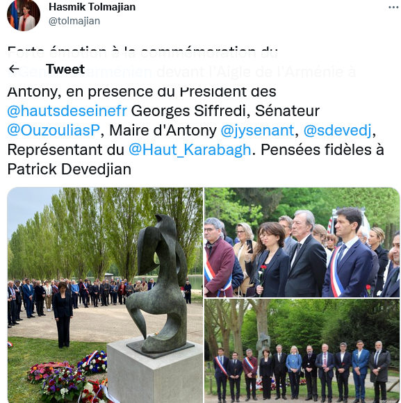 Hasmik Tolmajian : Forte émotion à Anthony