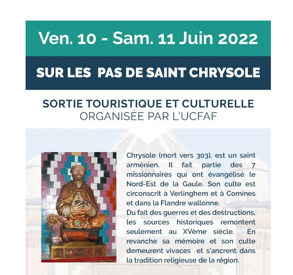 Sur les pas de Saint Chrysole