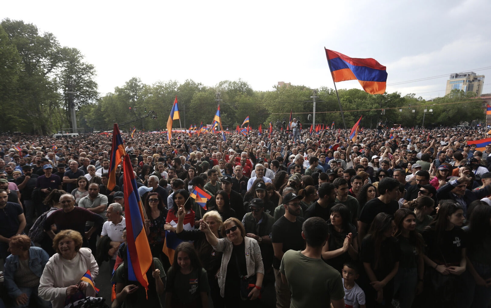 Le rassemblement de l&rsquo;opposition a commencé à Erevan
