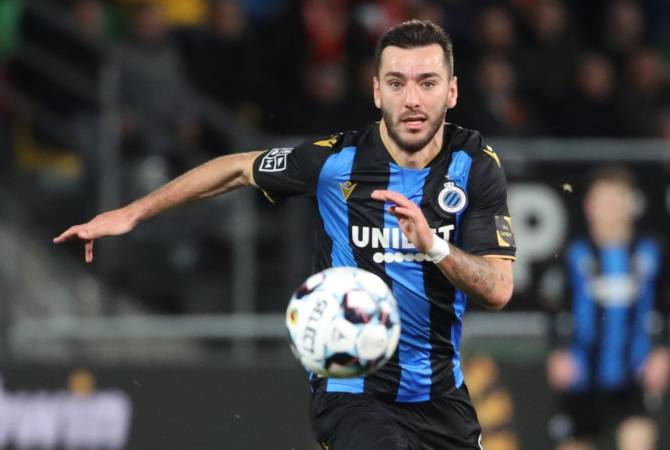 L’international arménien Sargis Adamyan était titulaire lors du match Anderlecht-Club Bruges (0-0) en championnat de Belgique