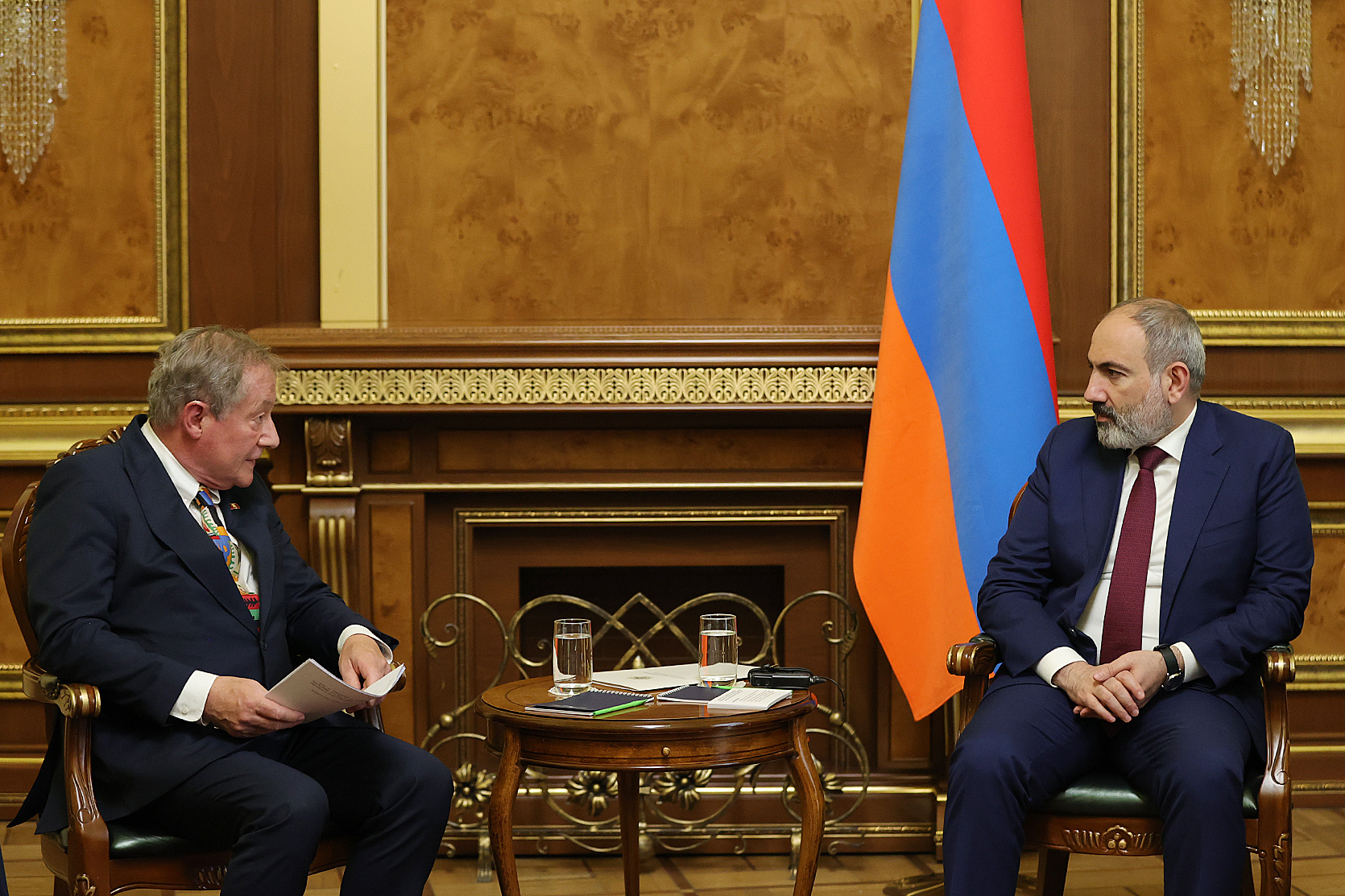 Le Premier ministre a reçu la délégation du Groupe d&rsquo;amitié France-Arménie du Sénat français