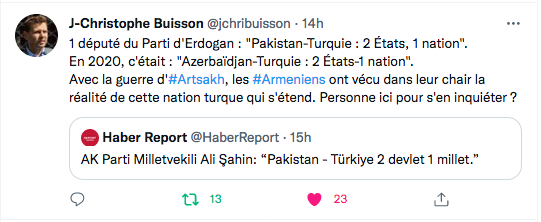 JC Buisson : Pakistan-Turquie 2 Etats une nation…
