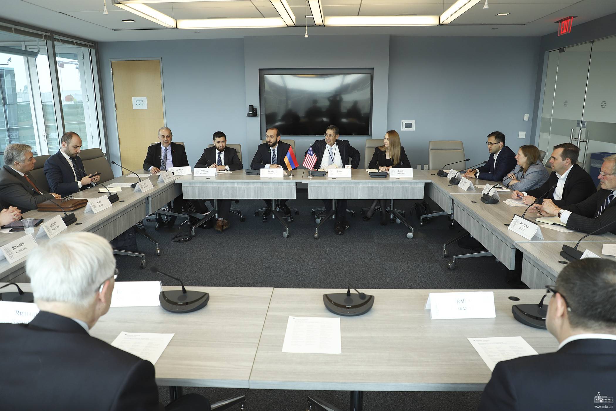 Le ministre arménien des Affaires étrangères, Ararat Mirzoyan, a participé à une discussion au groupe de réflexion « Atlantic Council »