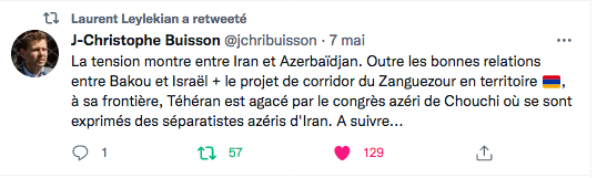 JC Buisson : la tension monte entre l&rsquo;Iran et l&rsquo;Azerbaïdjan