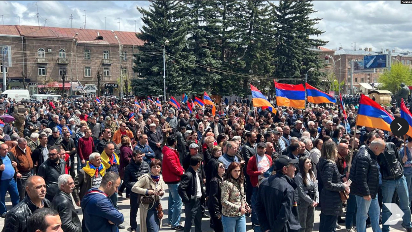 L&rsquo;opposition organise un rassemblement à Gyumri