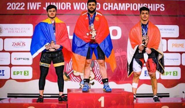 Arayik Karapetyan (Arménie) Champion du monde junior d&rsquo;haltérophilie