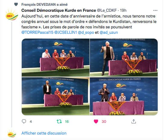 CDK-F: Congrès annuel défendons le Kurdistan renverssons le fascisme
