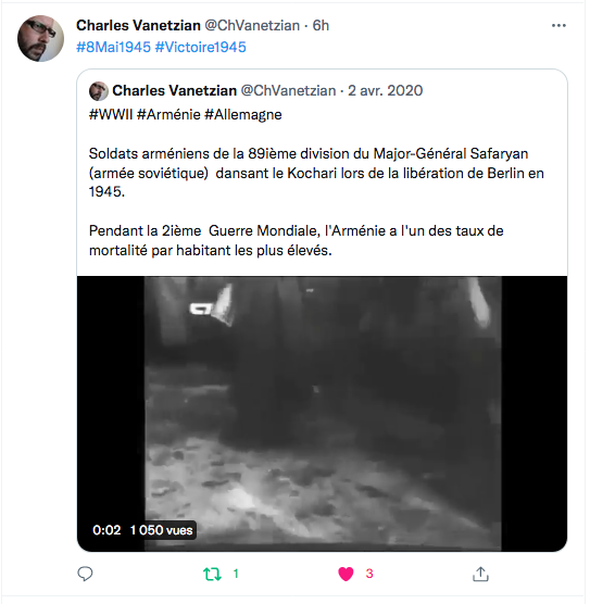 C.Vanetzian : Kochari arménien lors de la libération de Berlin en 1945