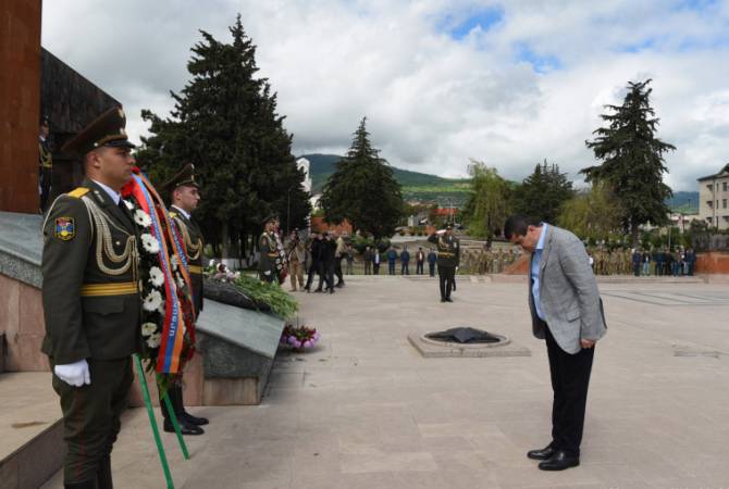 Le président de l&rsquo;Artsakh a visité le mémorial…