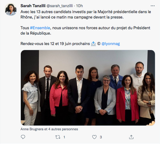 Sarah Tanzilli : Lancement de ma campagne dans le Rhône