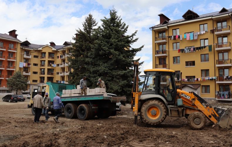 Lancement des travaux d&rsquo;amélioration de la rue Tumanyan de Stepanakert