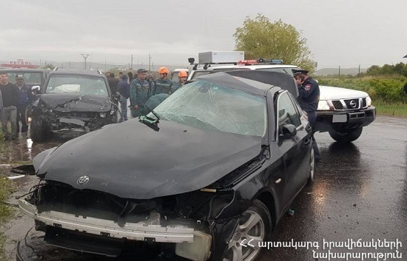3 morts et 4 blessés hier soir dans un accident sur la route entre Abovian et Nor Geghi