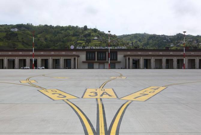 Un nouvel aéroport inauguré à Artvin dans l&rsquo;est de la Turquie avec la participation d&rsquo;Erdogan et Aliev