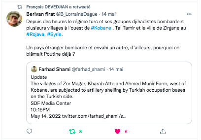 Bérivan Firat : le régime turc bombarde le Rojava