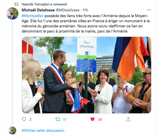Michaël Delafosse : Montpellier avec l&rsquo;Arménie