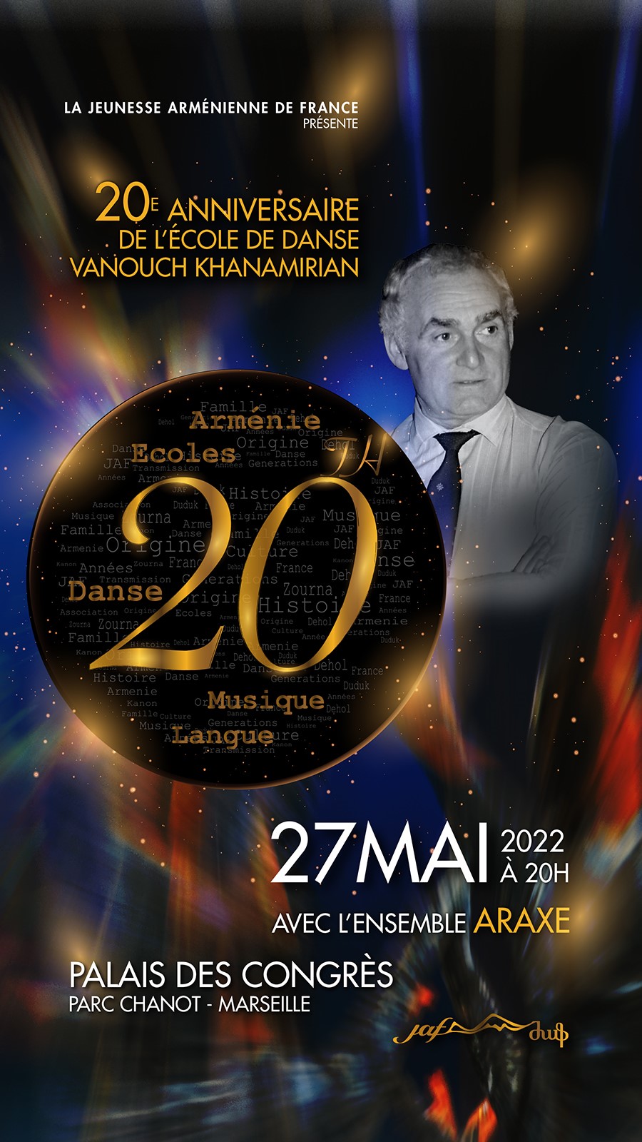 Spectacle pour les 20 ans de l&rsquo;école Vanouch Khanamirian