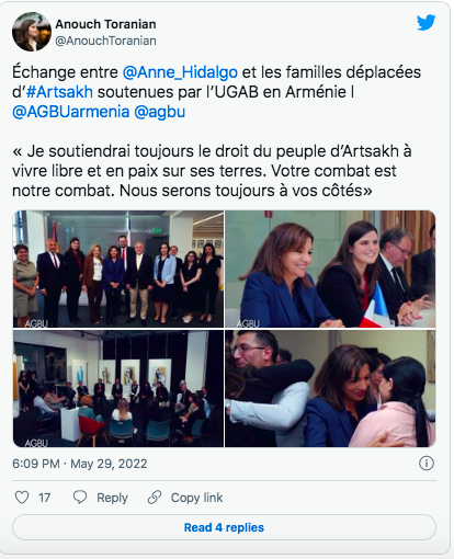 Anouch Toranian : avec les familles de réfugiés à l&rsquo;UGAB Arménie