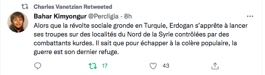 Bahar Kimyongur : Erdogan, la guerre comme dernier refuge