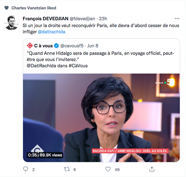 François Devedjian : ne plus nous infliger Rachida Dati