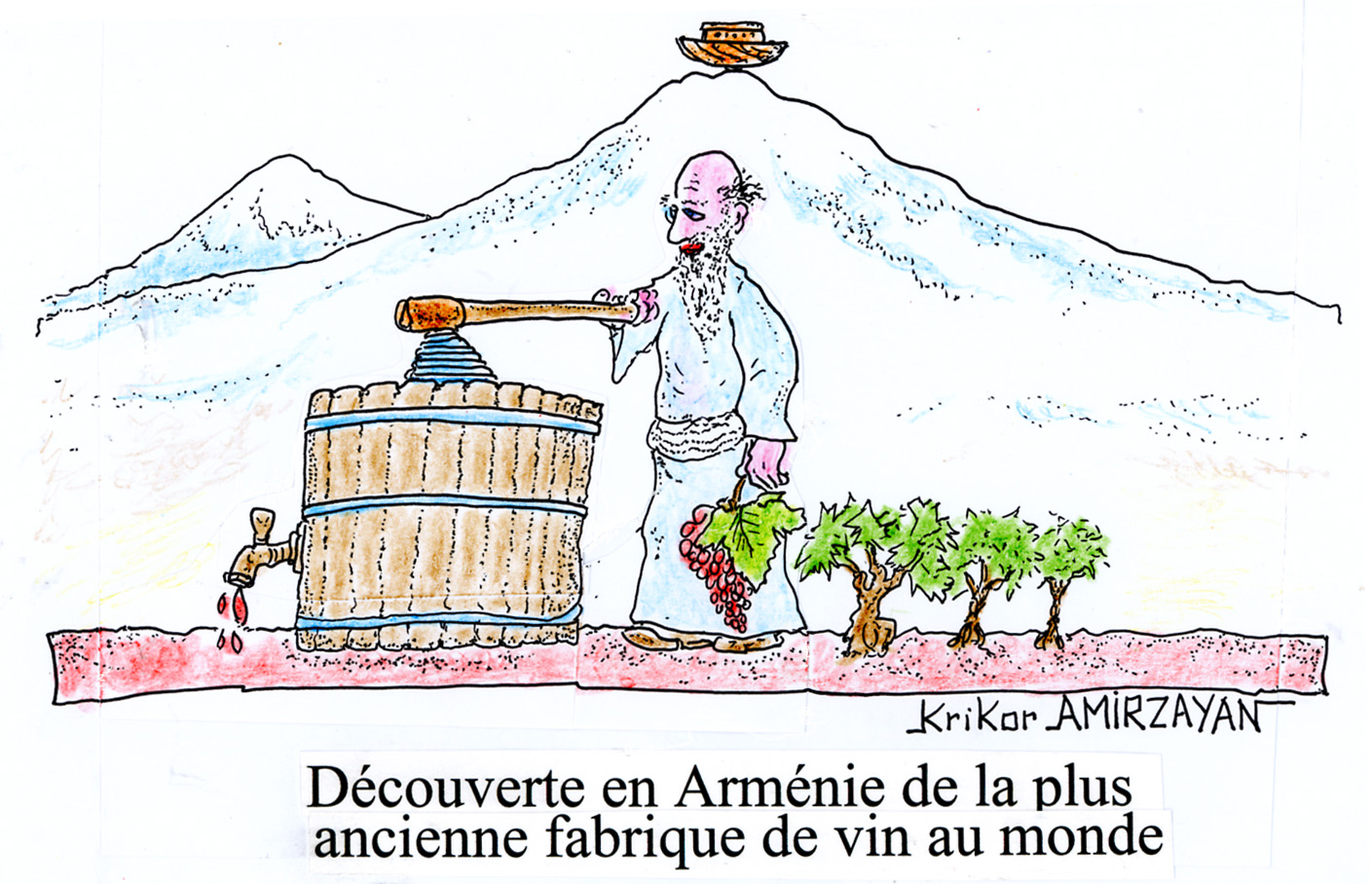 L’Arménie est le pays du vin affirme un reportage d’Euronews